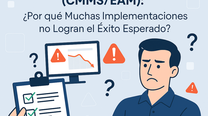Digitalización con Software de Gestión de Mantenimiento (CMMS/EAM): ¿Por qué Muchas Implementaciones no Logran el Éxito Esperado?
